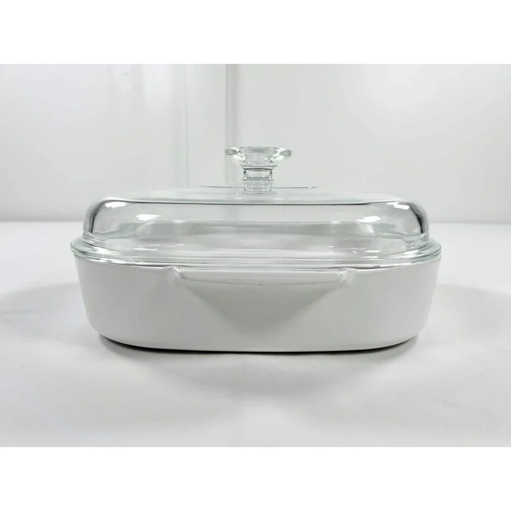Vintage CorningWare A-10-B 2.5 Quart Casserole Dish Blue Cornflower Pyrex Lid